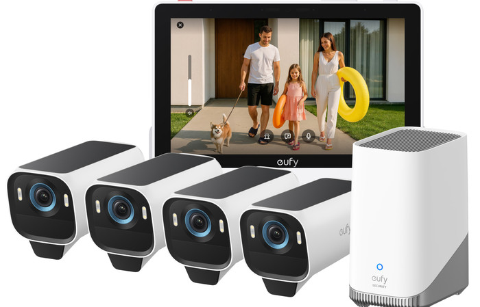 EufyCam S3 Pro Lot de 4 + Smart Display E10 Main Image