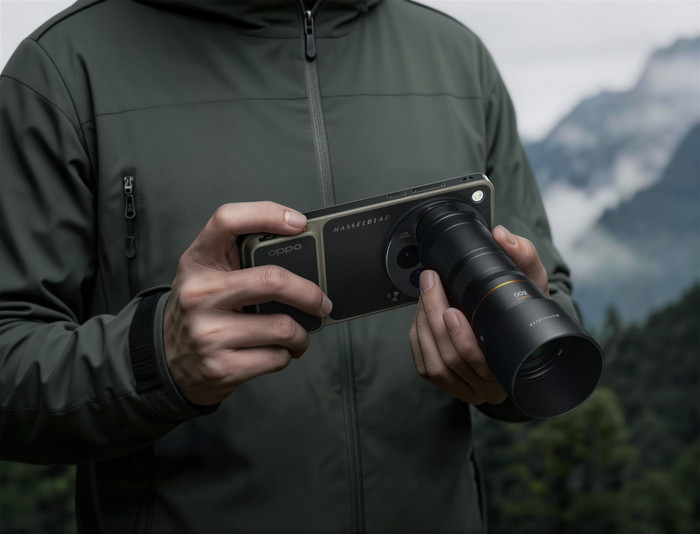 OPPO Find X9 Ultra Hasselblad Camera Kit product in gebruik