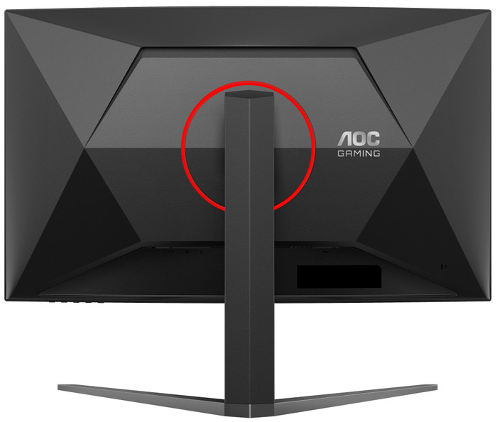 AOC G4 C32G4Z Curved achterkant