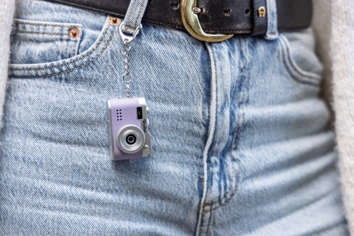 Rollei Mini Digital Camera Lilac product in use
