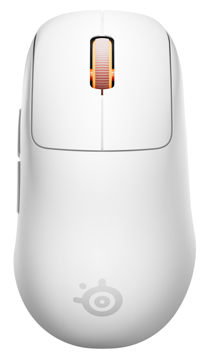 SteelSeries Rival Pro WL Draadloze Gaming Muis Wit bovenkant