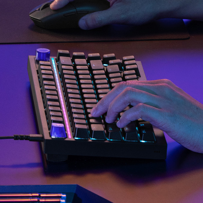 Logitech G316 X 75 Gaming Toetsenbord Zwart Azerty product in gebruik