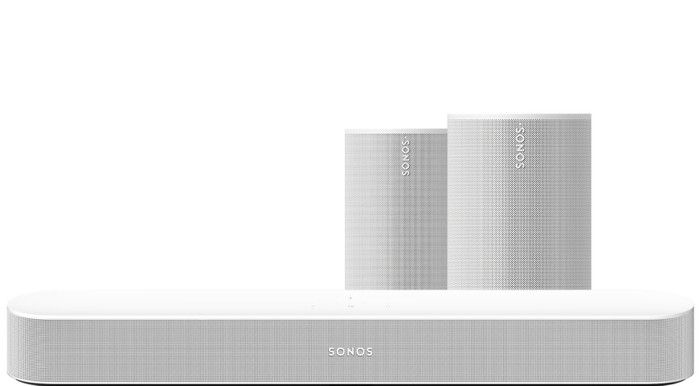 Sonos Beam Gen2 Wit + Era 100 SL Duopack Wit Main Image