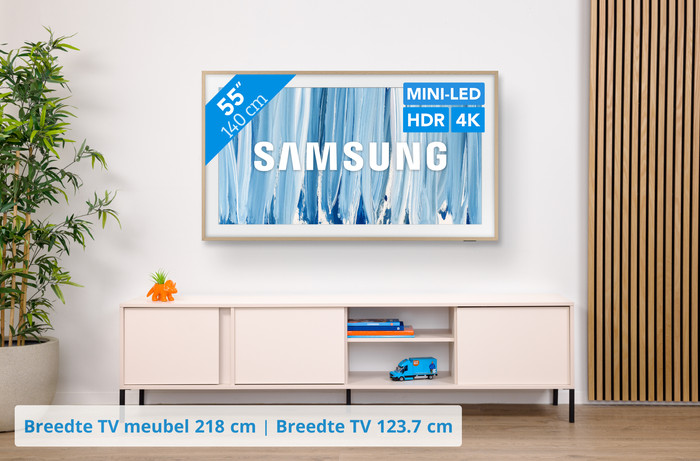 Samsung 55" The Frame Pro (2026) + Samsung HW-S800D Zwart (2024) visual Coolblue 1