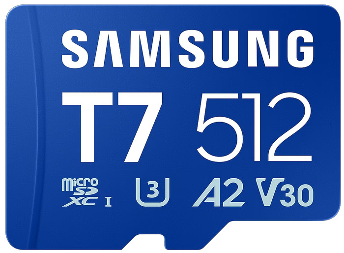 Samsung MicroSDXC T7 512GB 170MB/s Main Image