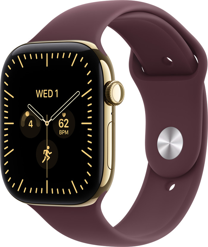 Apple Watch Series 12 Cellular 46 mm Titane Or Bracelet Sport M/L Main Image