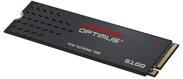 SANDISK Optimus 5100 4TB NVMe SSD voorkant
