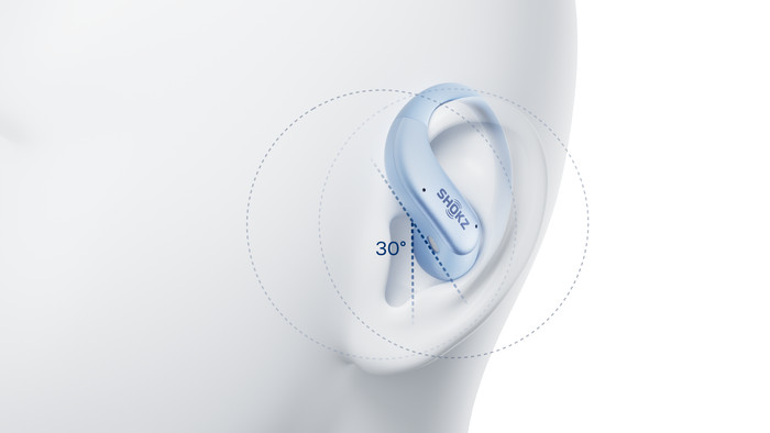 Shokz OpenFit Air 2 Blauw visual leverancier