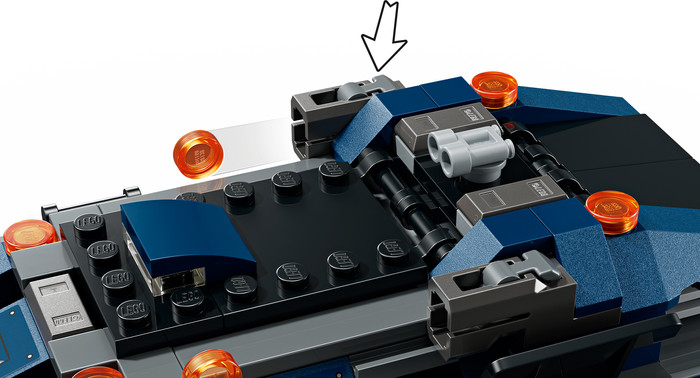 LEGO Marvel Spider-Man achtervolging van gevangenistransport 76349 detail