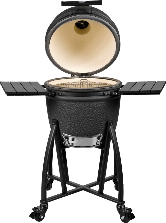 Grill Guru Prime Matte Black Medium binnenkant