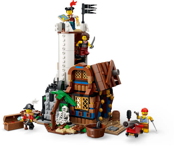 LEGO Creator 3-in-1 Klassiek Piratenschip 31387 detail