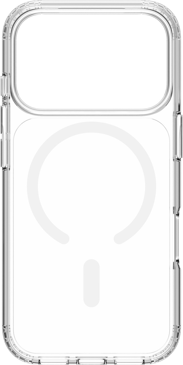 BlueBuilt Protective Back Cover avec MagSafe iPhone 17 Pro Transparent + BlueBuilt iPhone 17 Pro Protège-écran Verre arrière