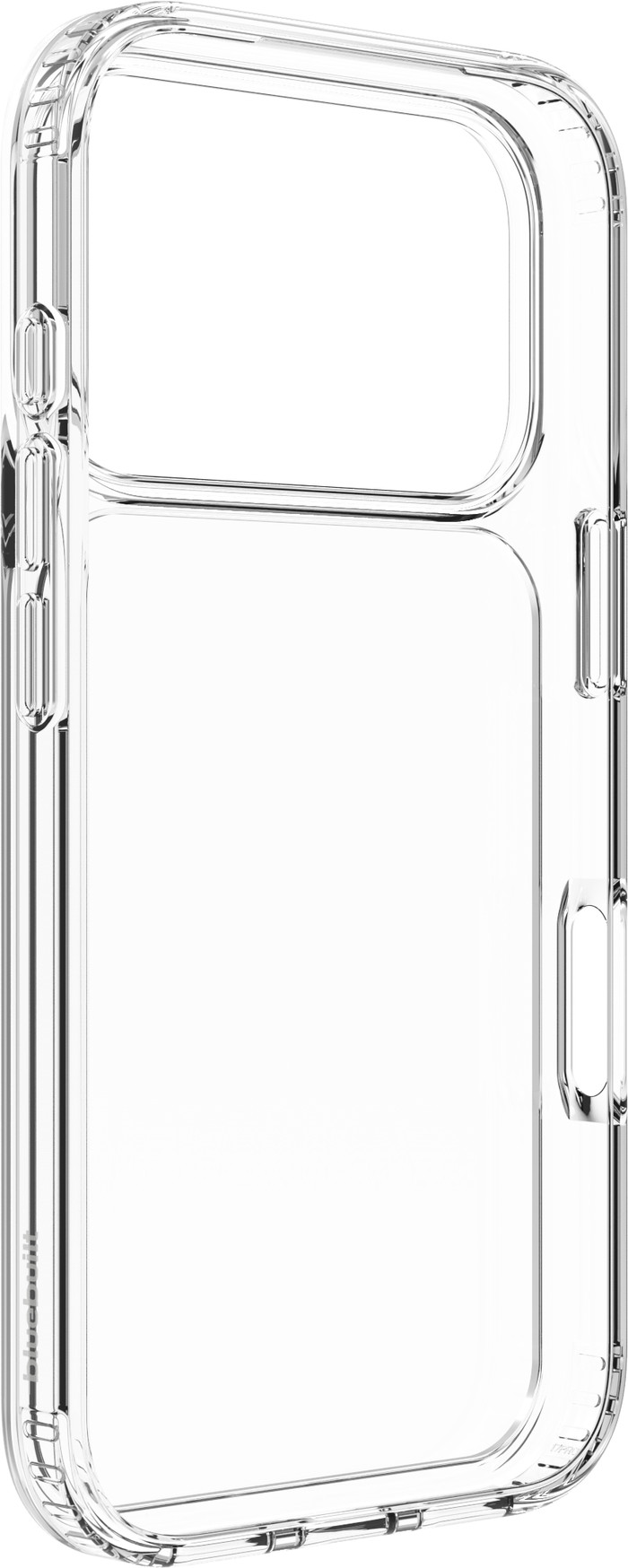 BlueBuilt Protective Back Cover iPhone 17 Pro Transparent right side