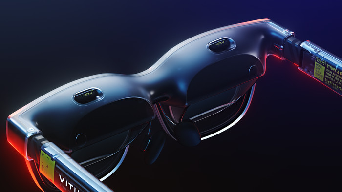 VITURE x Cyberpunk 2077 Luma Cyber XR bril visual leverancier