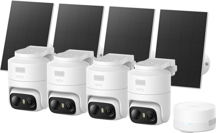 EufyCam C37 4K Lot de 4 + HomeBase Mini Main Image