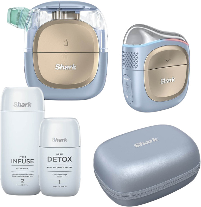 Shark FacialPro Glow + DePuffi FH320EU Bleu accessoire