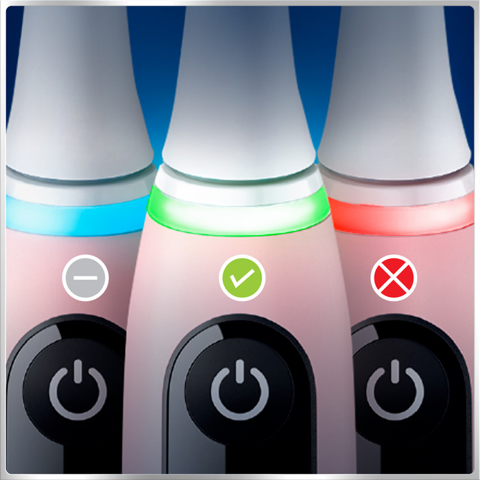 Oral-B iO Series 6N Rose Clair + Brossette iO Gentle Care Supplémentaire produit à l'usage