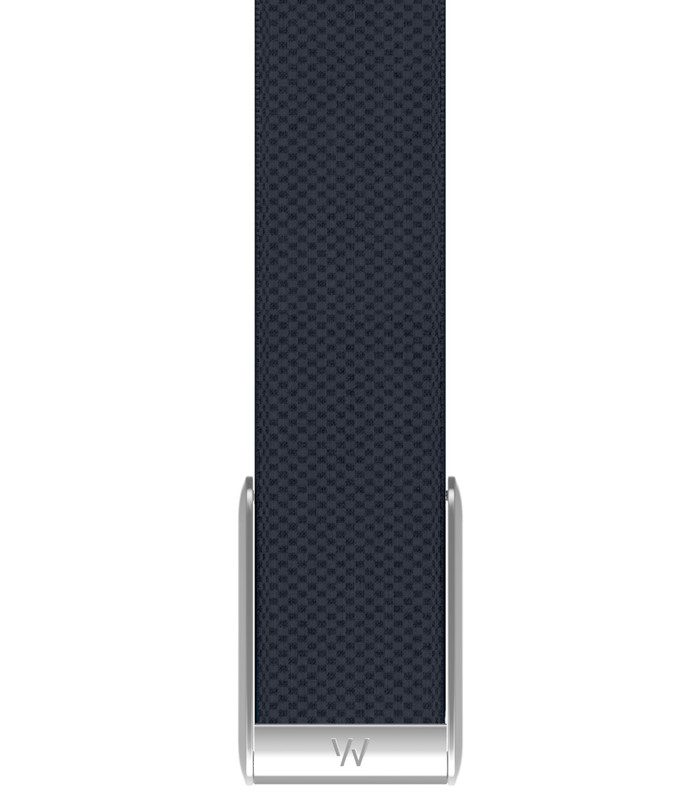 WHOOP 5.0 SuperKnit Luxe Band Donkerblauw detail