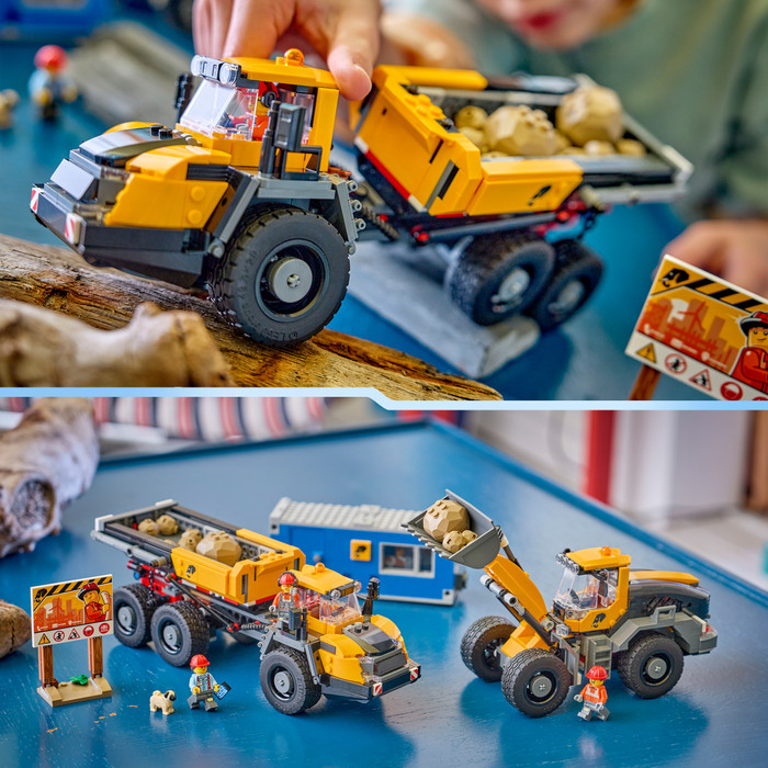 LEGO City - Le Camion-benne et la Chargeuse Frontale 60494 détail
