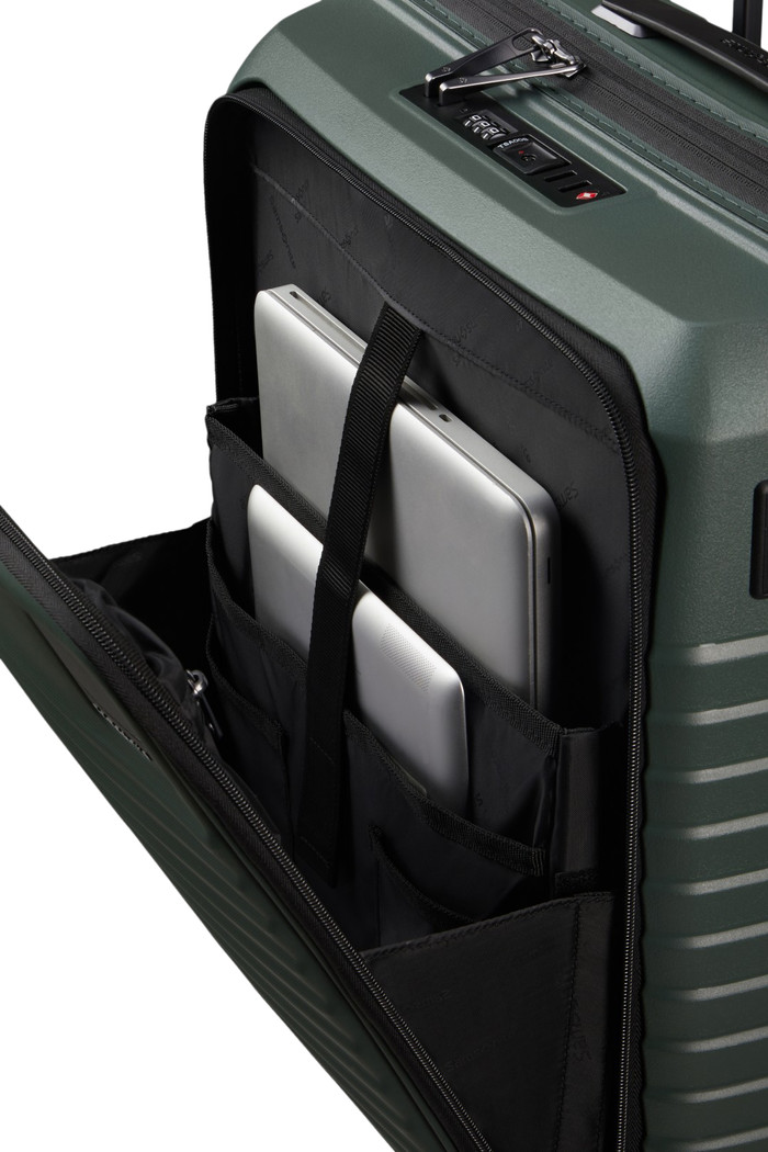 Samsonite Intuo Valise à 4 Roulettes Easy Access Extensible 55 cm Olive Green produit à l'usage