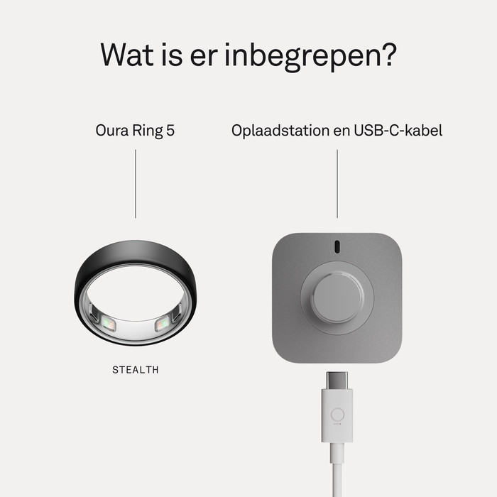 Oura Ring 5 Maat 10 Stealth visual leverancier
