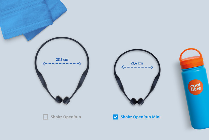Shokz OpenRun Mini USB-C Black visual Coolblue 1