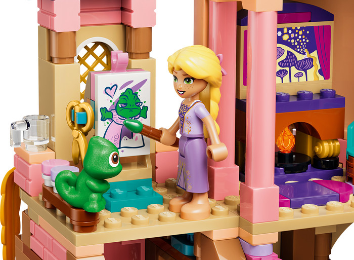 LEGO Disney Rapunzels Kasteel 43297 detail