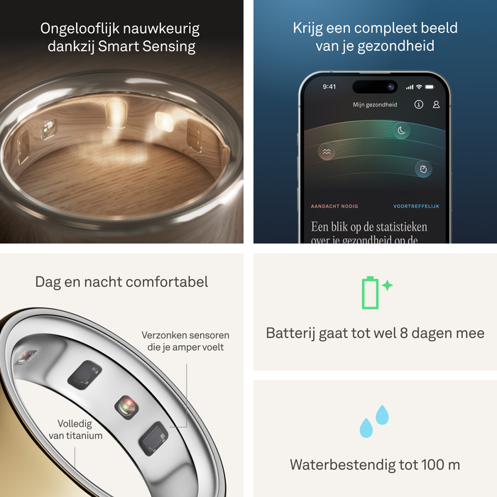 Oura Ring 4 Maat 12 Goud visual leverancier