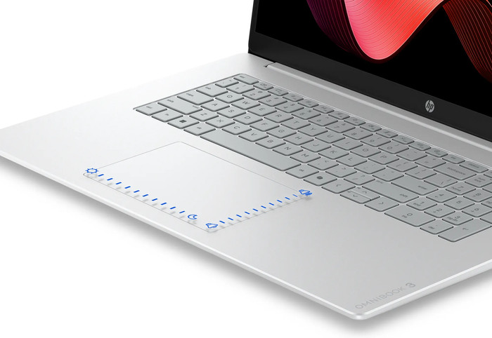 HP Omnibook 3 17-dp0955nb Azerty bovenkant