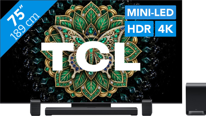 TCL QD Mini-led 75" C69K Pro (2026) + TCL S65K Main Image
