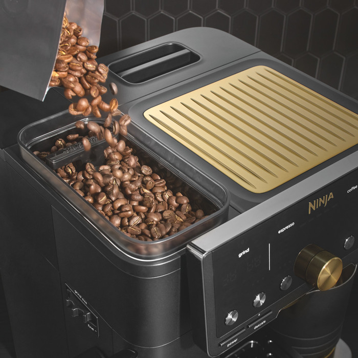 Ninja Luxe Café Pro ES771EUBK David Beckham Limited Edition dessus