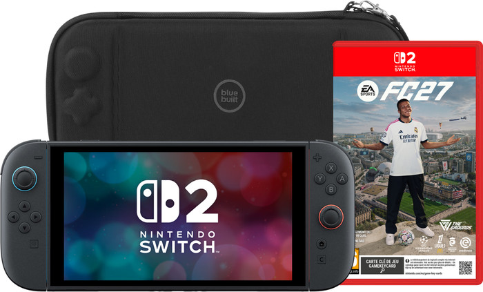 Nintendo Switch 2 + EA Sports FC 27 + BlueBuilt Housse de Protection Main Image