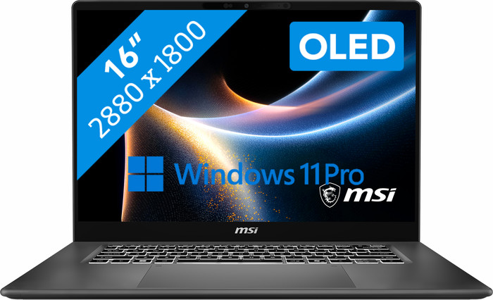 MSI Prestige 16 AI+ Copilot+ PC C3MG-236NL OLED QWERTY Main Image