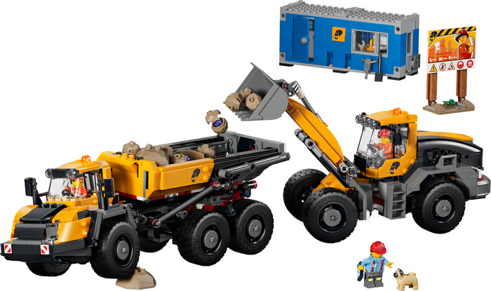LEGO City - Le Camion-benne et la Chargeuse Frontale 60494 Main Image