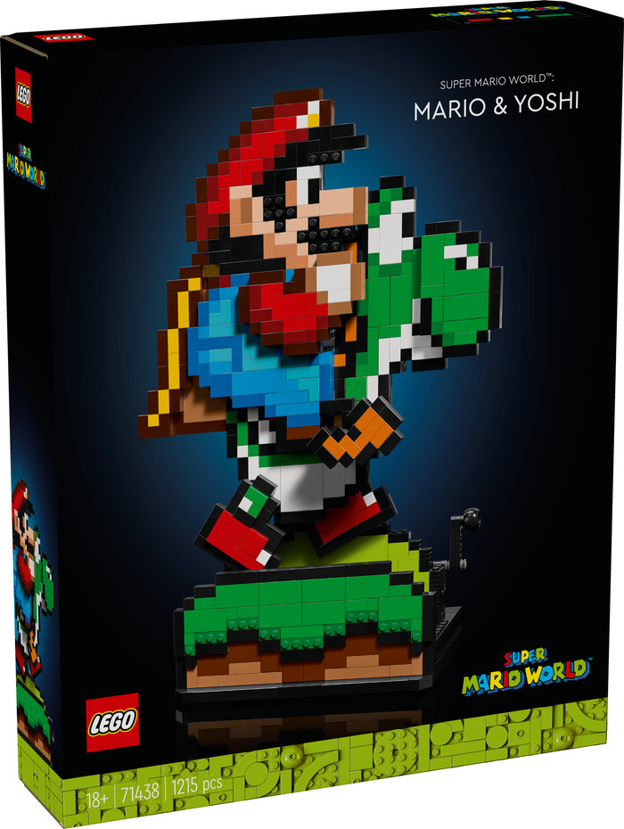 LEGO Super Mario - Super Mario World : Mario et Yoshi 71438 emballage