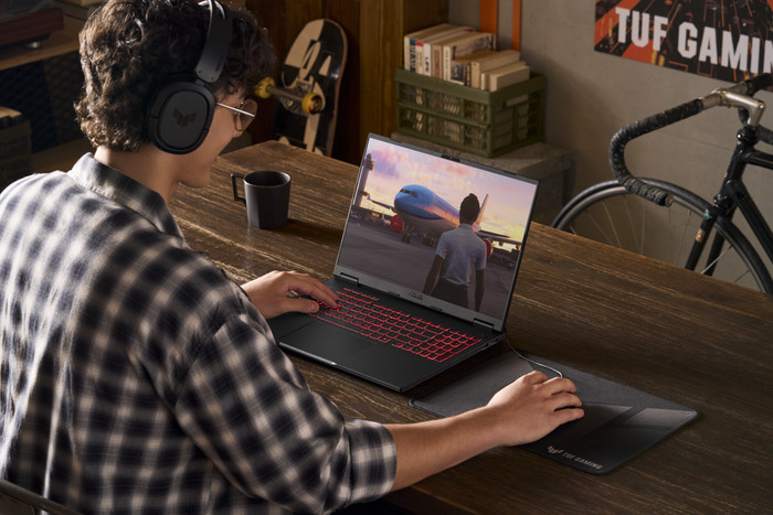 ASUS TUF Gaming 16 FA608UM-RV014W AZERTY product in gebruik