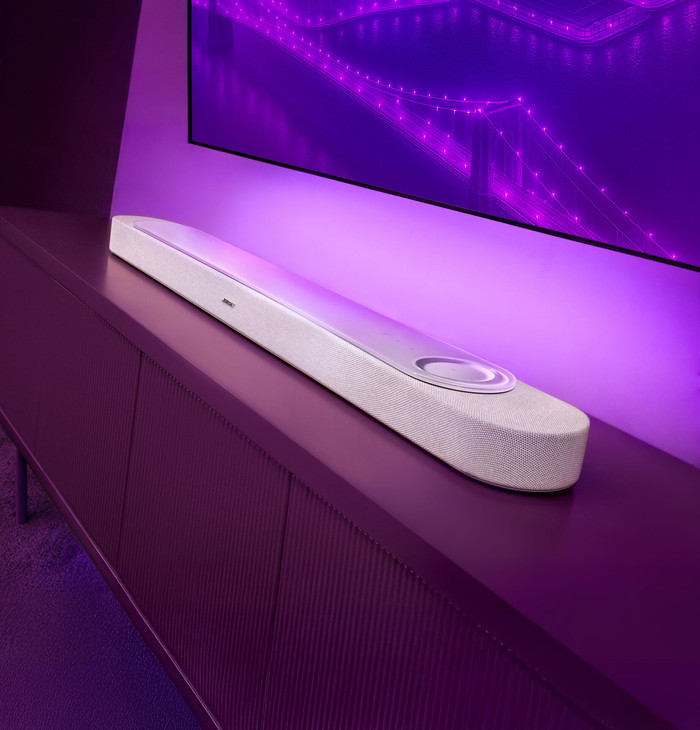 Bose Lifestyle Ultra Soundbar Blanc produit à l'usage