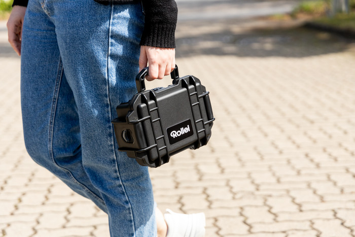 Rollei Hard Case 2517 Koffer product in gebruik