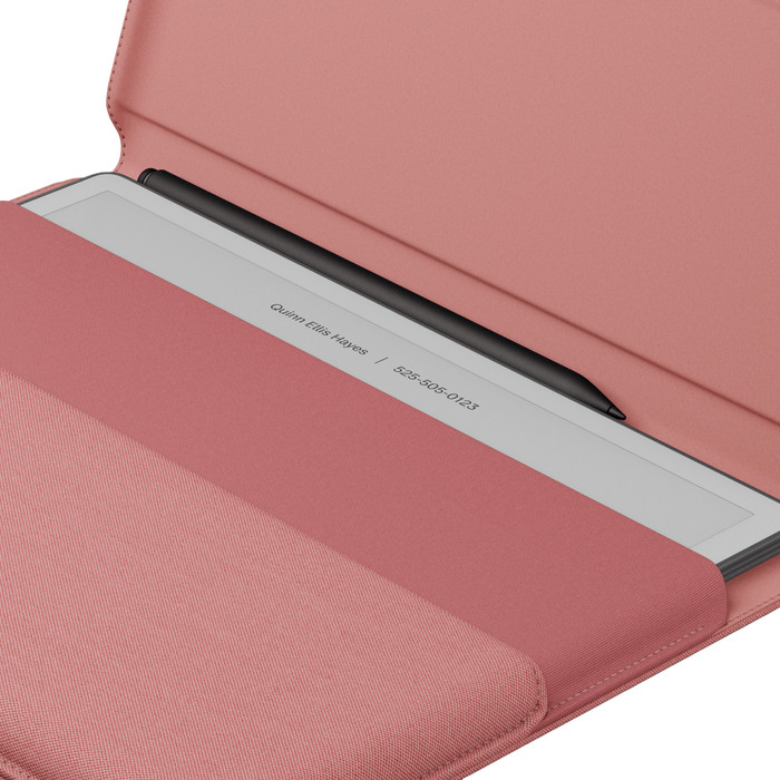 reMarkable Paper Pure Polymer Weave Sleeve Roze detail