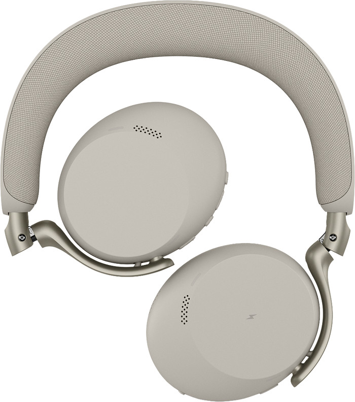 Jabra Evolve3 75 MS Link390c Draadloze Office Headset Grijs detail
