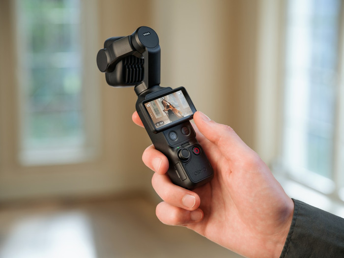 DJI Osmo Pocket 4P (Pro) product in gebruik