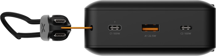 Xtorm NextGen Batterie Externe 100 W 60 000 mAh Noir avant