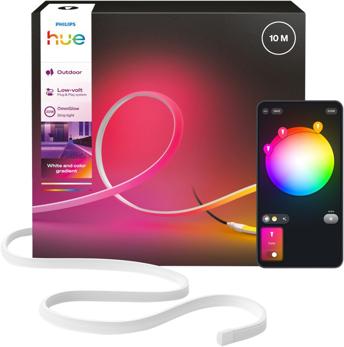 Philips Hue Omniglow LED strip Buiten 10 meter Main Image