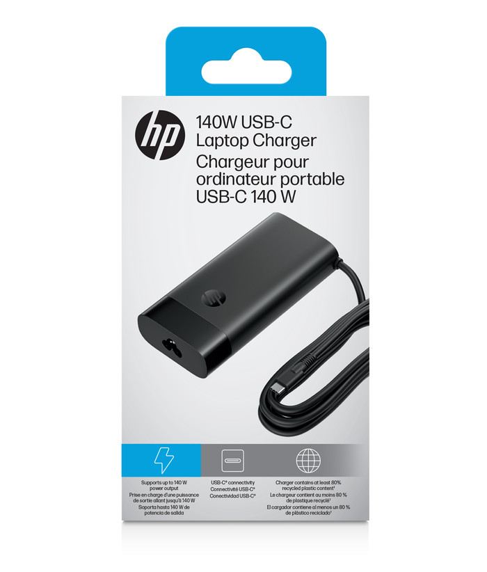 HP 140W usb C Laptop Oplader EURO verpakking