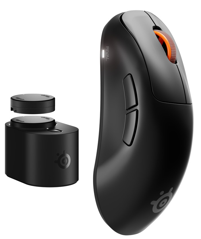 SteelSeries Rival Pro WL Draadloze Gaming Muis Zwart samengesteld product