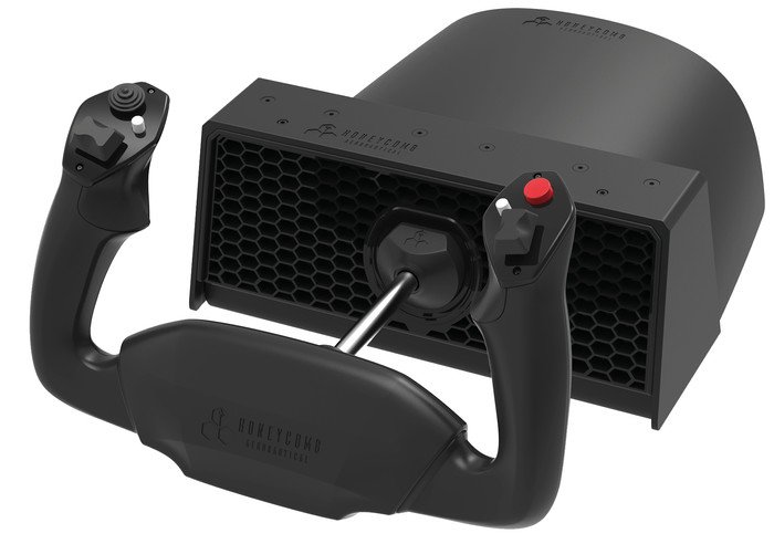 Honeycomb Alpha Flight Controls Lite Yoke en Switch Panel PC en Mac rechterkant