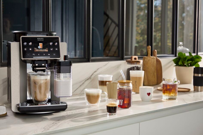 Krups Sensation Elite EA917E product in gebruik