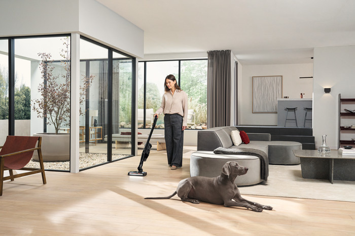 Miele Triflex HX3 Cat & Dog product in gebruik