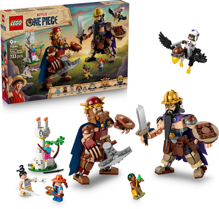 LEGO One Piece Dorry vs. Brogy - Reuzen van Kleine Gaarde 75644 rechterkant