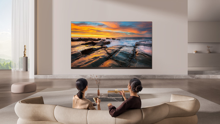 TCL SQD Mini-led 75" X11L (2026) product in gebruik